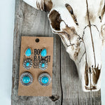 3 Pair Western Earring Set