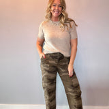 Ashton Wide Leg Barrel in Camo