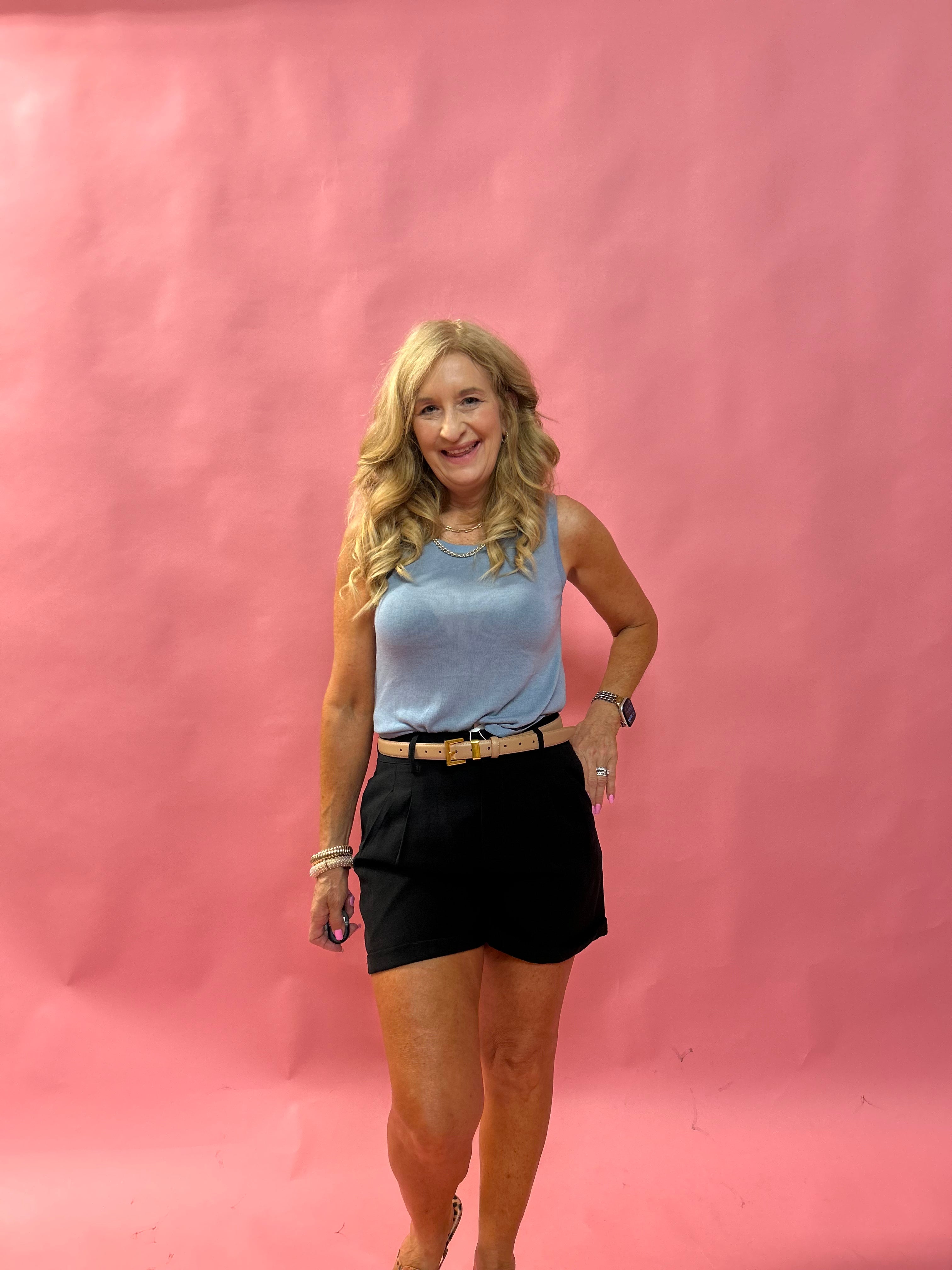 Barely There Knit Tank – Lightweight Sweater Top