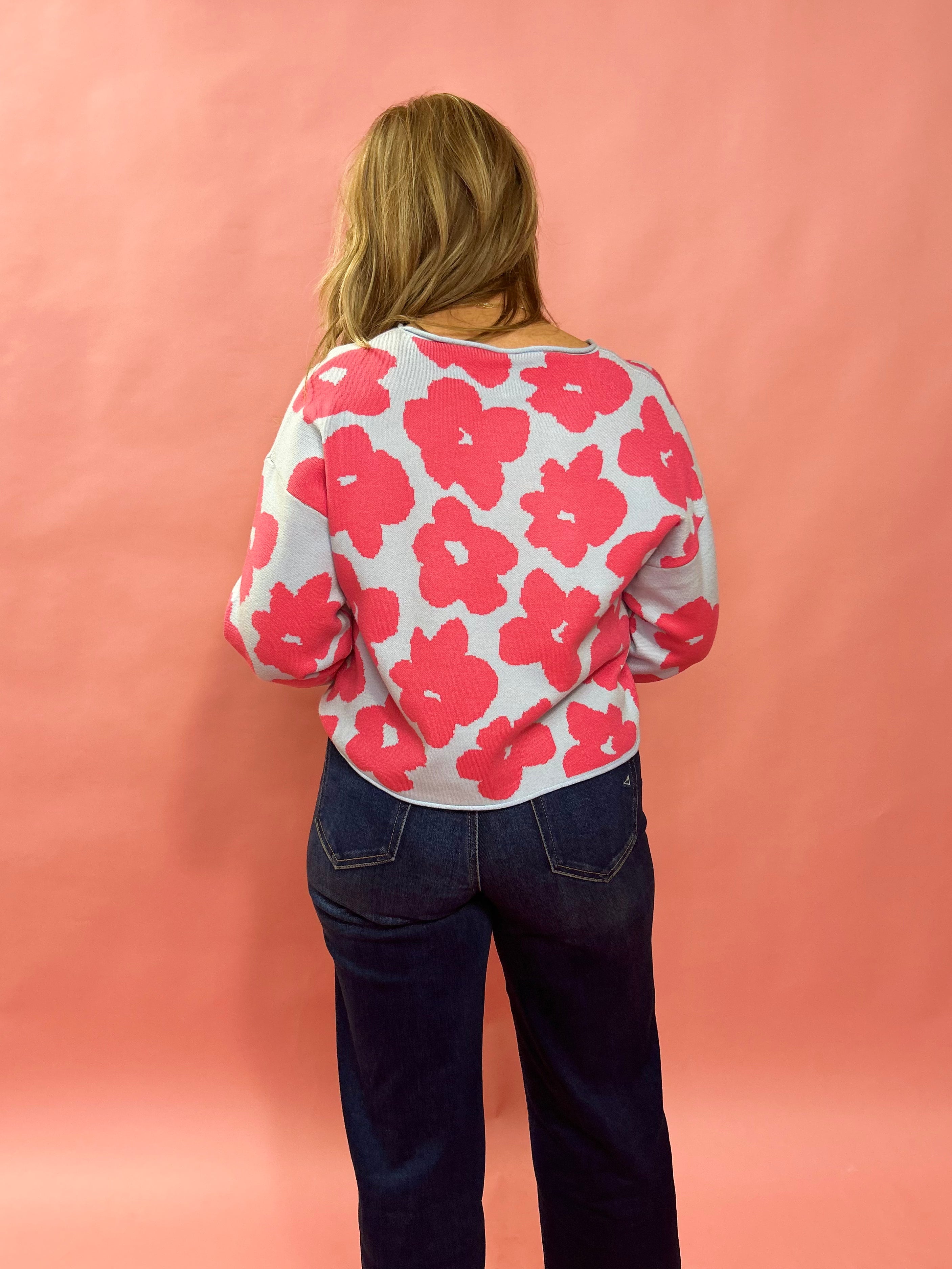 Been There Knit Floral Sweater