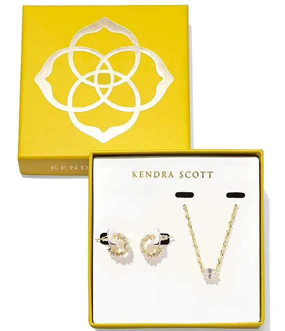 Cailin Crystal Gift Set in Gold