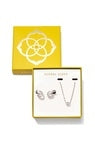 Caitlin Crystal Gift Set in Silver