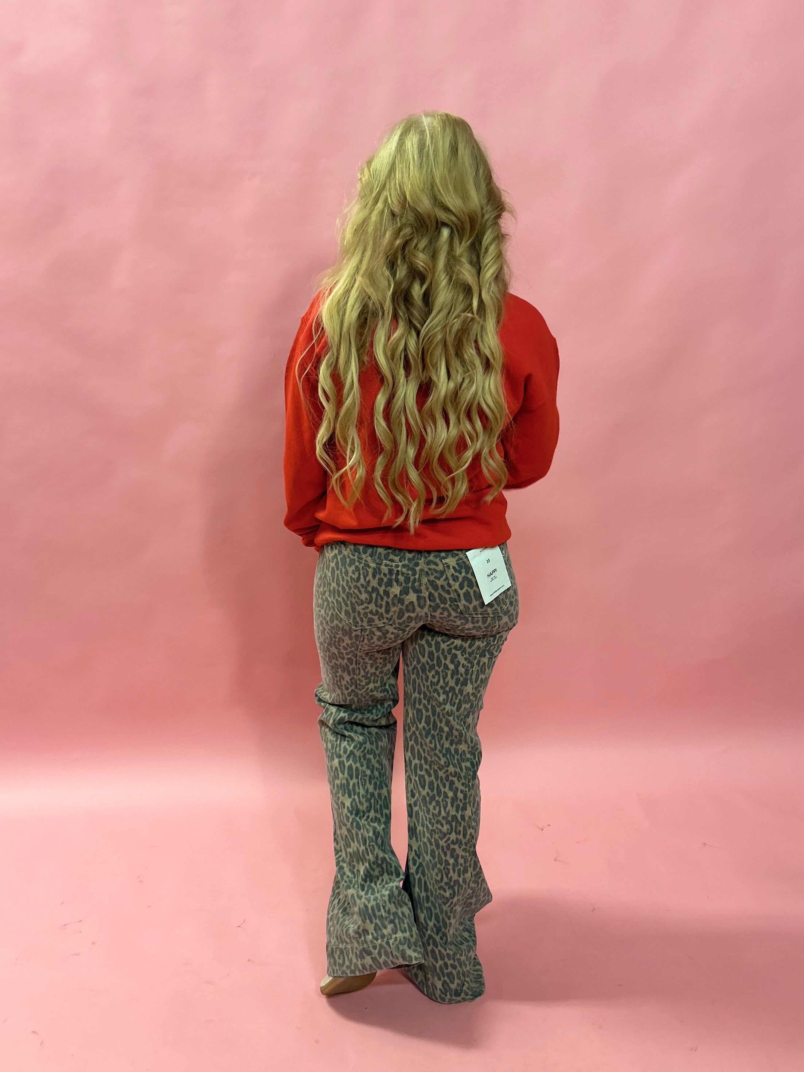 Chiefs Puff Sweatshirt in Red - Shabby 2 Chic Boutiques