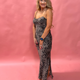 Cielo Leopard Midi Dress - Shabby 2 Chic Boutiques