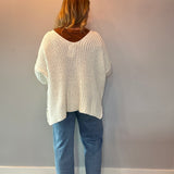 Edge-to-Edge Cozy Cardigan in Cream
