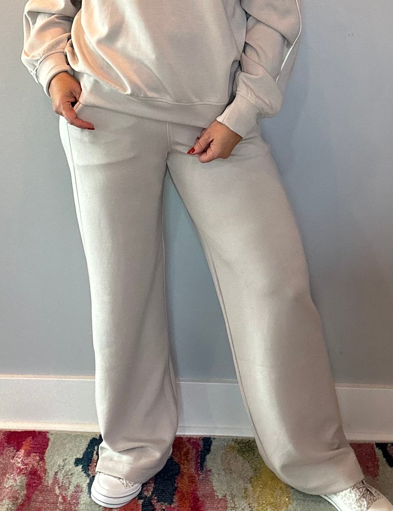 Everyday Ease Modal Wide-Leg Pants in Taupe