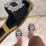 Gia Rhinestone Sandal