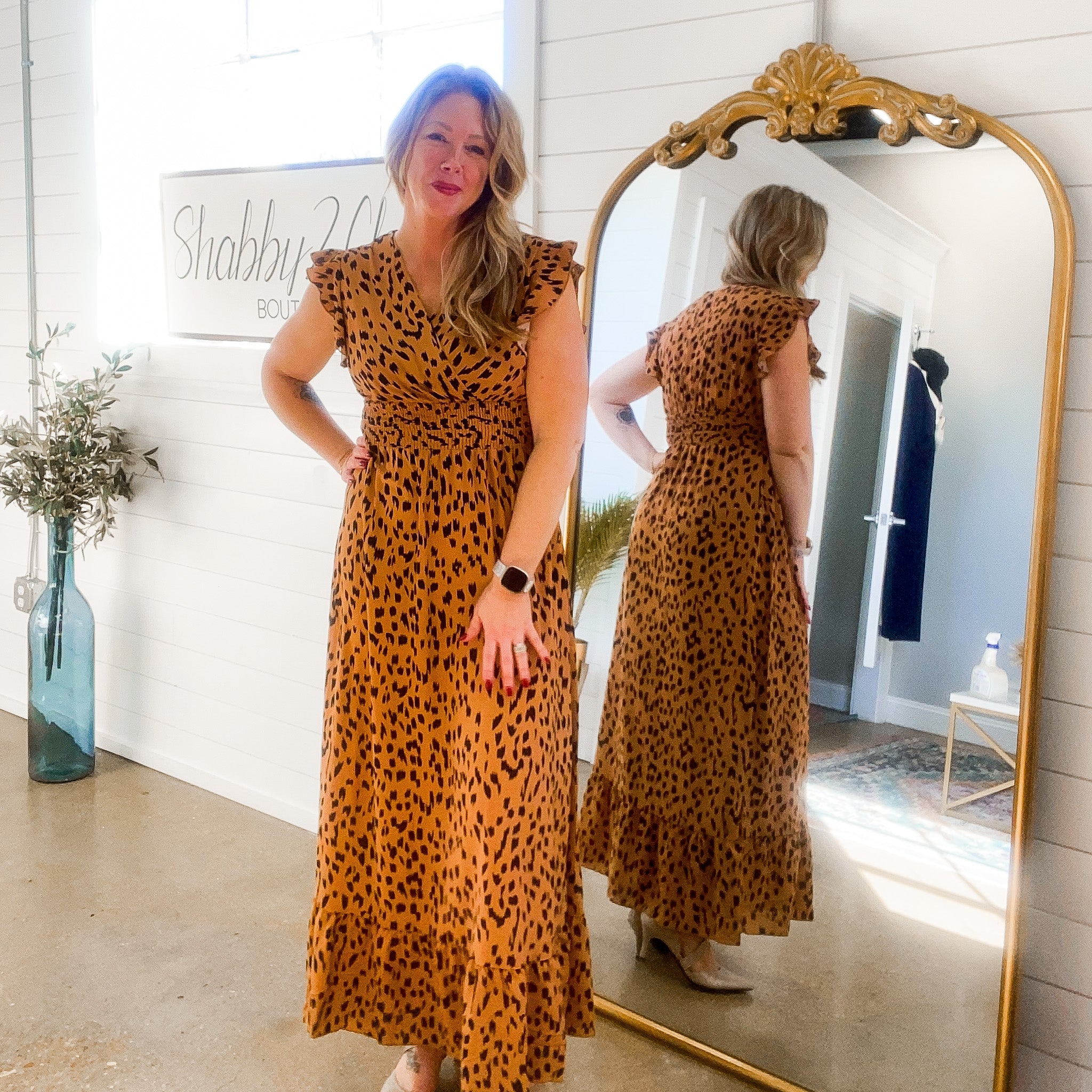 Walk on the Wild Side Dress in Leopard