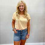 Jane High Rise Short Distinguished with a Medium Wash