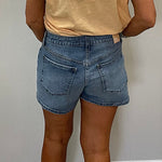 Jane High Rise Short Distinguished with a Medium Wash