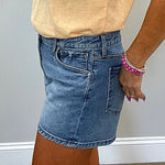 Jane High Rise Short Distinguished with a Medium Wash