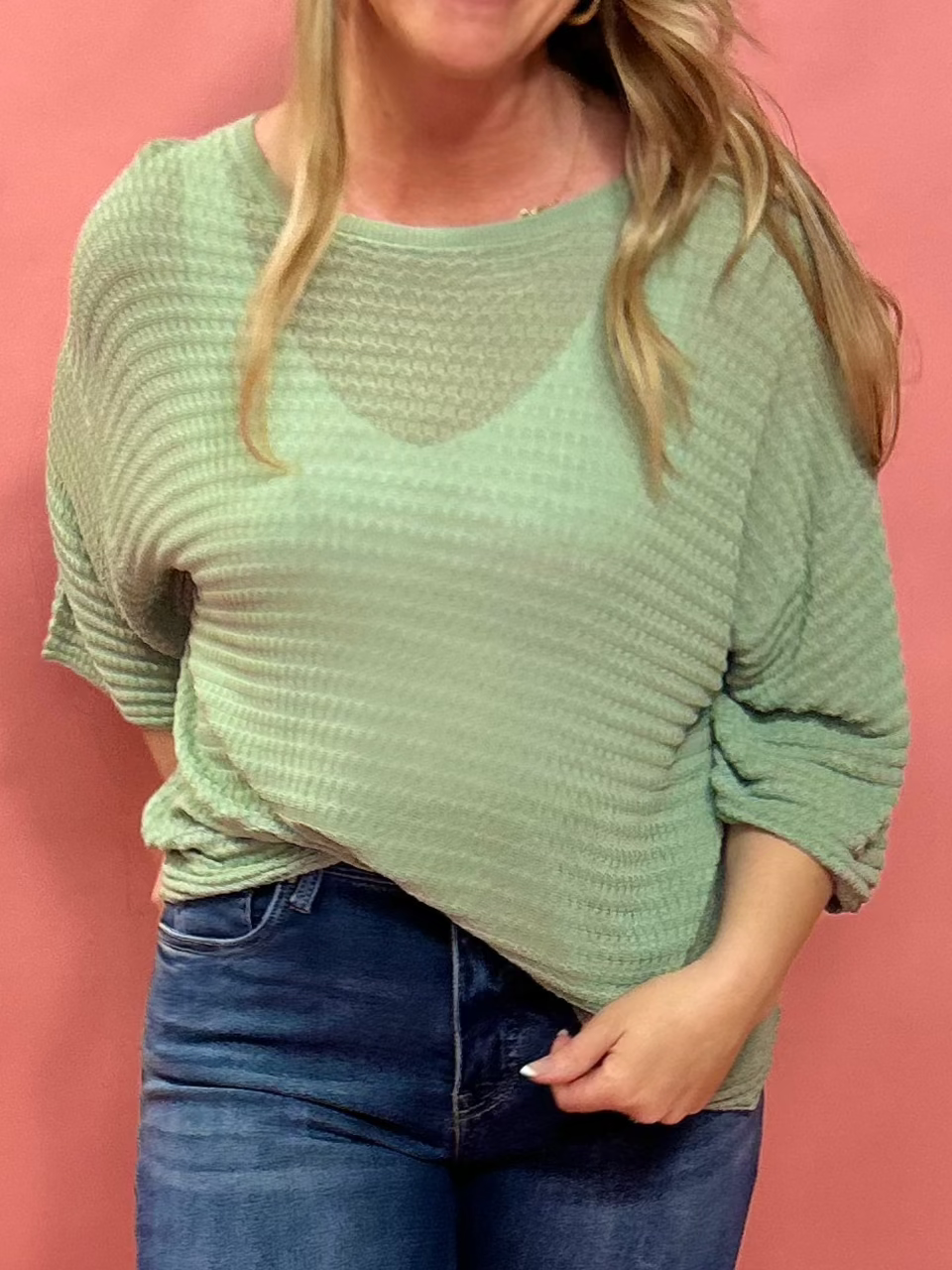 Kerry Relaxed Sweater in Sage
