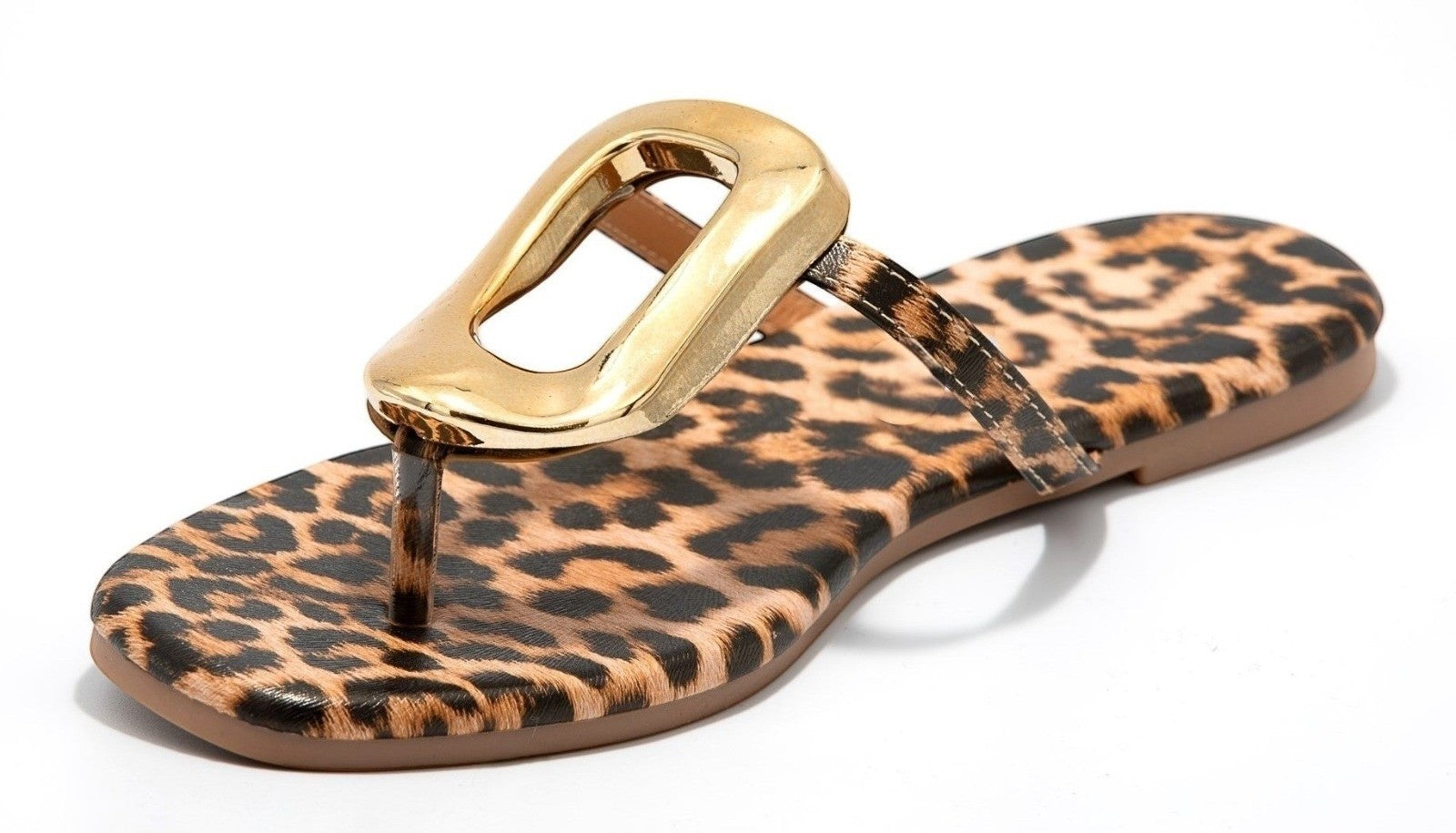 Leopard Luxe Designer-Inspired Sandals