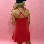 Power Move Active Dress in Red