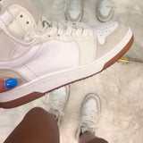 Rebecca High Top Sneaker in Bone