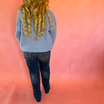 Sweet Daydream Waffle Knit Crew Neck Sweater