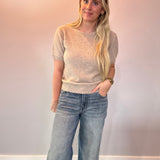 The Effortless Knit Crew in Brown