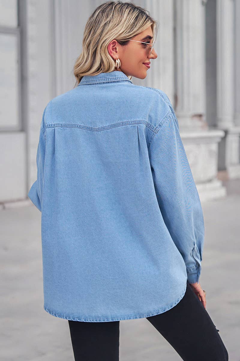 The Everyday Ease Denim Shirt