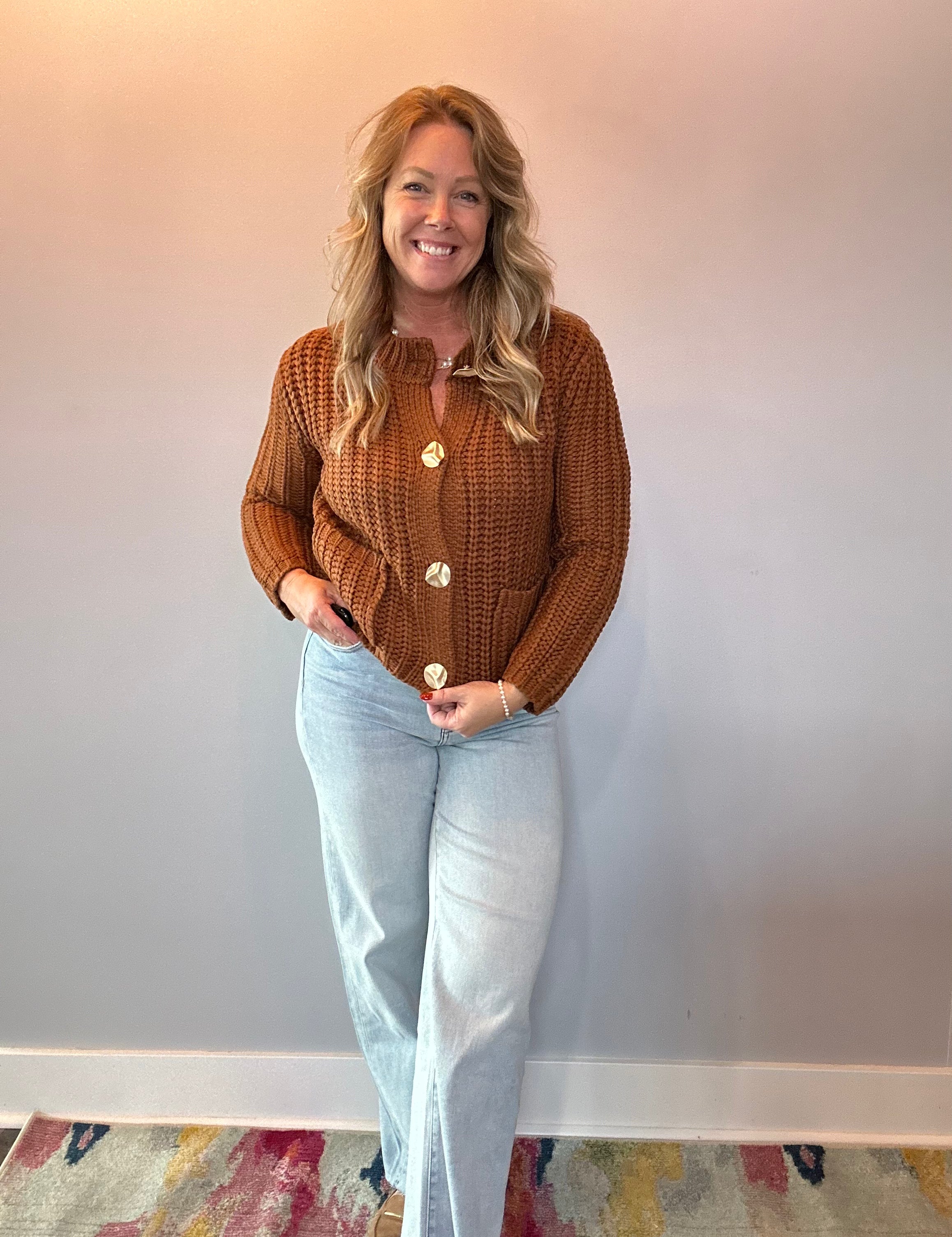 The Gilded Stitch Chunky Cardigan