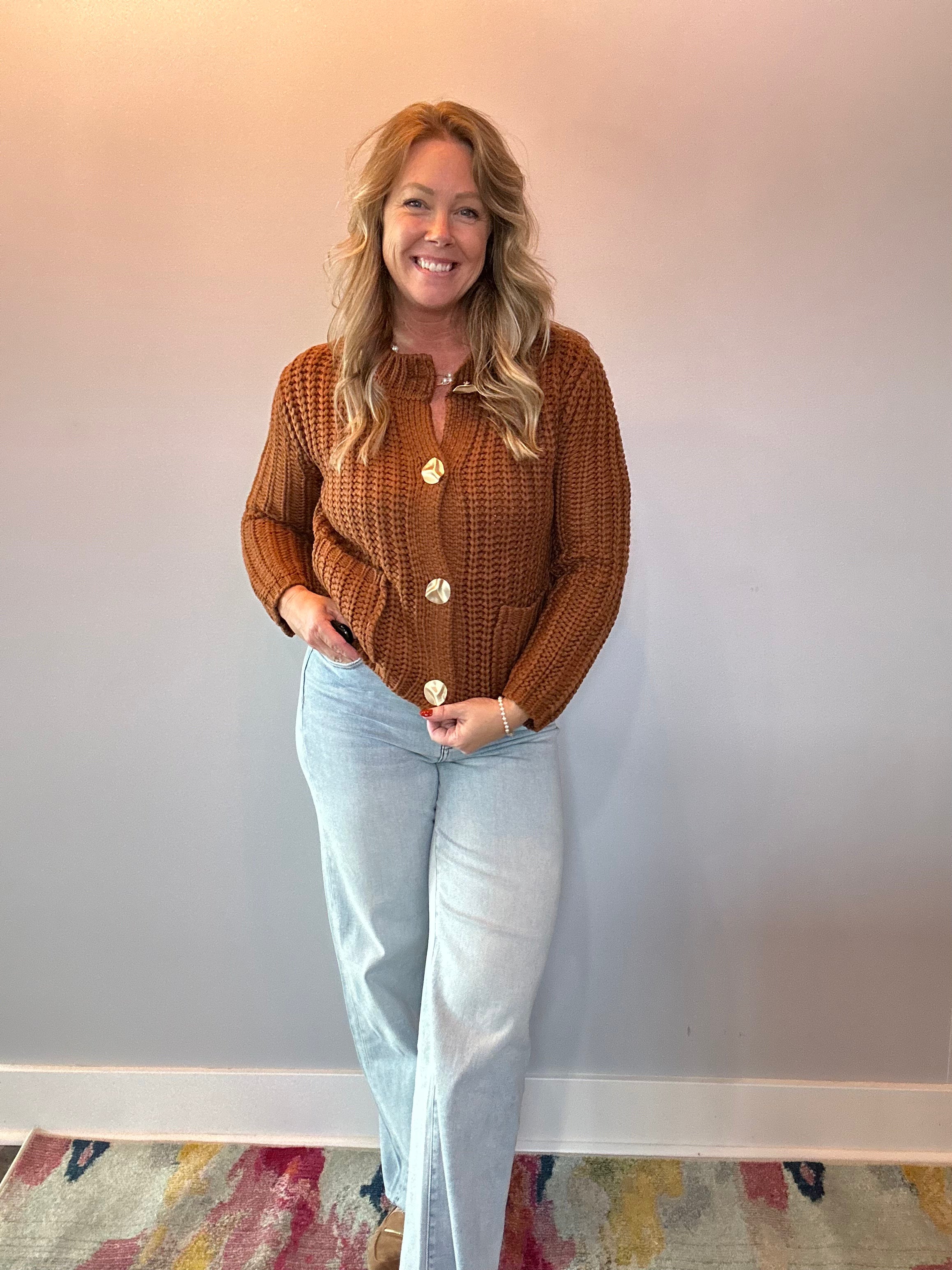 The Gilded Stitch Chunky Cardigan