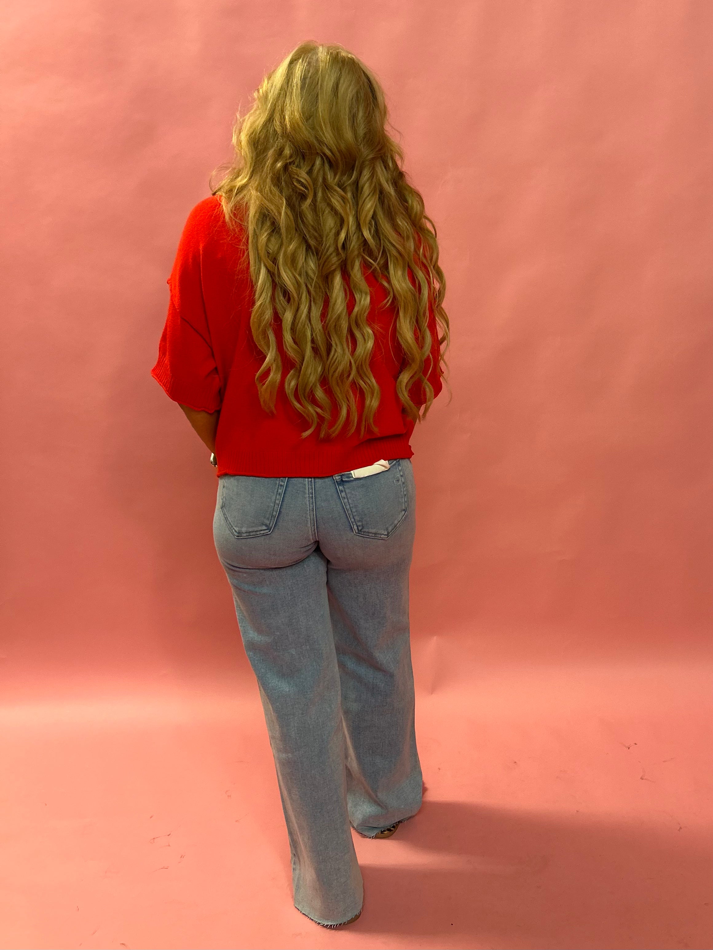 The Laidback Luxe Sweater in Red - Shabby 2 Chic Boutiques