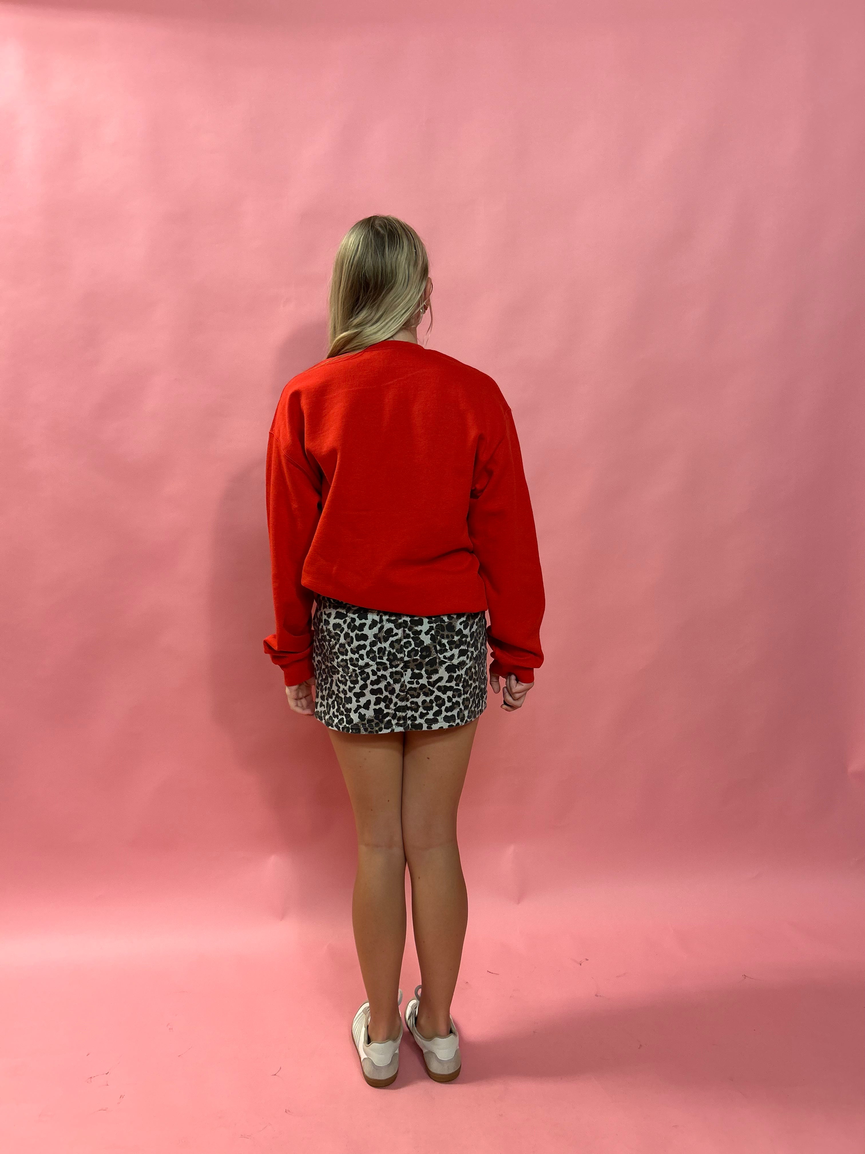 The Laidback Luxe Sweater in Red