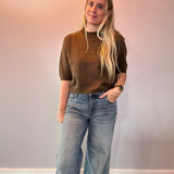 The Sutton Sweater Top in Olive