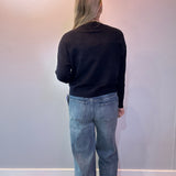Timeless Essential Crew Neck Sweater in Navy