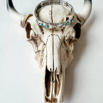 Western Boho Turquoise Stone Stackable Stretch Bracelet