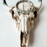 Western Boho Turquoise Stone Stackable Stretch Bracelet