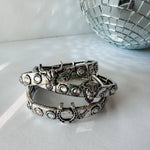 Western Boho Turquoise Stone Stackable Stretch Bracelet