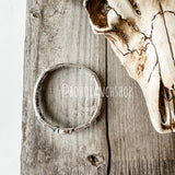 Western Boho Turquoise Stone Stackable Stretch Bracelet