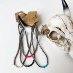 Western Navajo Bead Choker Necklace