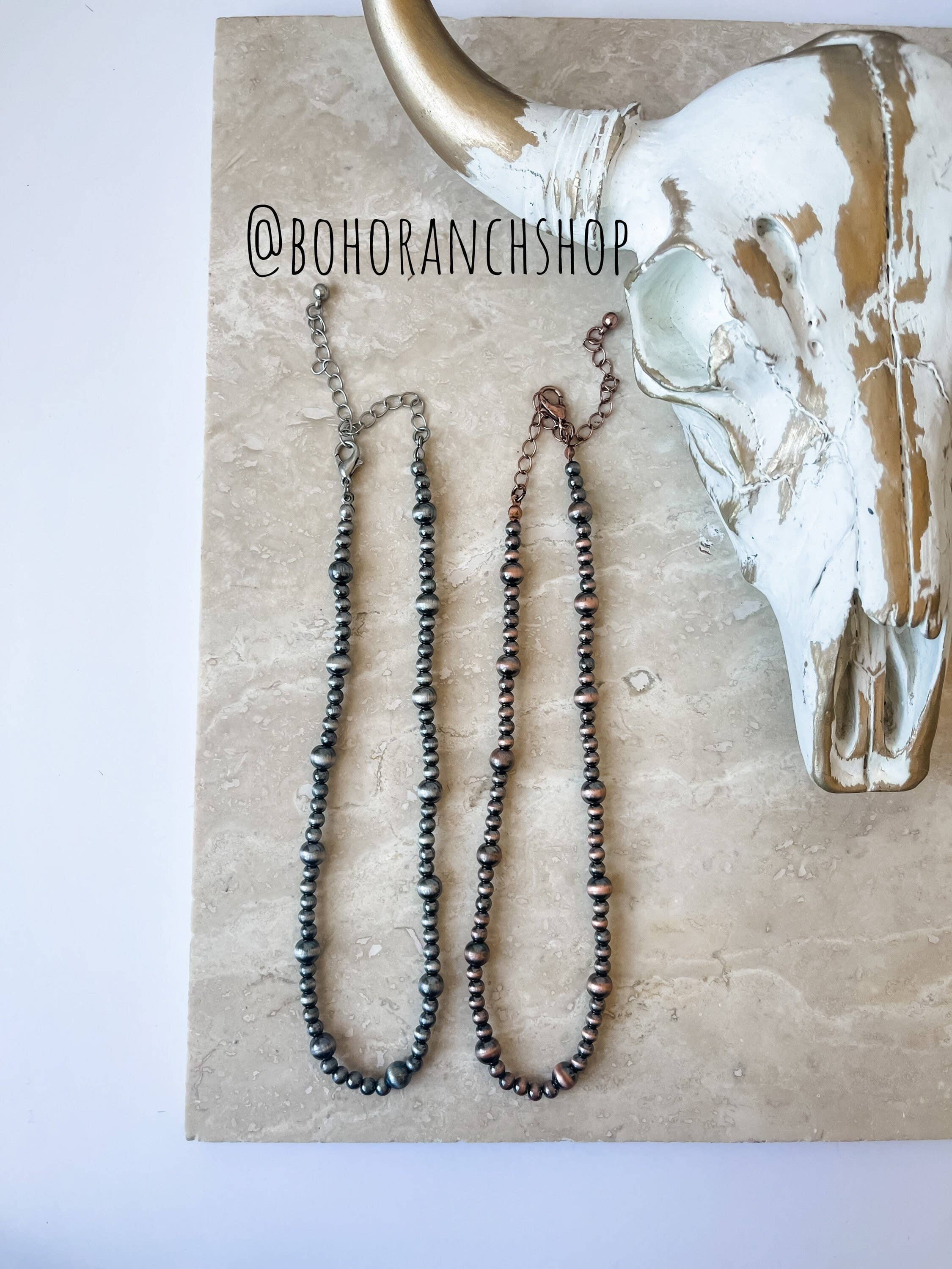 Western Navajo Style Choker Necklace 4mm