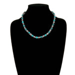 Western Navajo Style Pearl and Bead 18” Necklace
