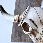 Western Stone, Turquoise Stone Stretch Bracelet