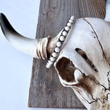 Western Stone, Turquoise Stone Stretch Bracelet