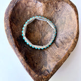 Western Stone, Turquoise Stone Stretch Bracelet