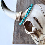Western Stone, Turquoise Stone Stretch Bracelet