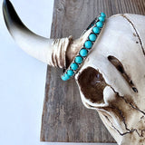 Western Stone, Turquoise Stone Stretch Bracelet