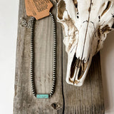 Western Turquoise Bar Choker Necklace