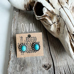 Western Turquoise Stud Earrings
