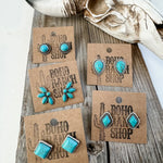 Western Turquoise Stud Earrings