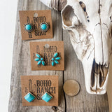 Western Turquoise Stud Earrings