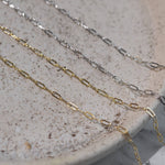 Mini Paperclip Chain Necklace