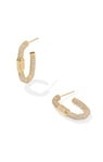 Emery Hoop Earrings in Gold