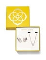 Caitlin Crystal Gift Set in Silver