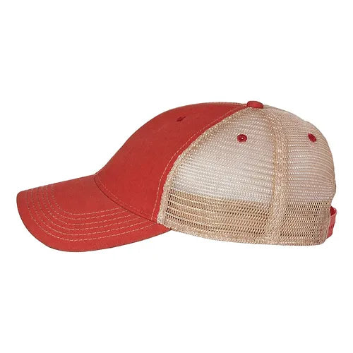 KC Silver Bling Hat in Red/ Khaki