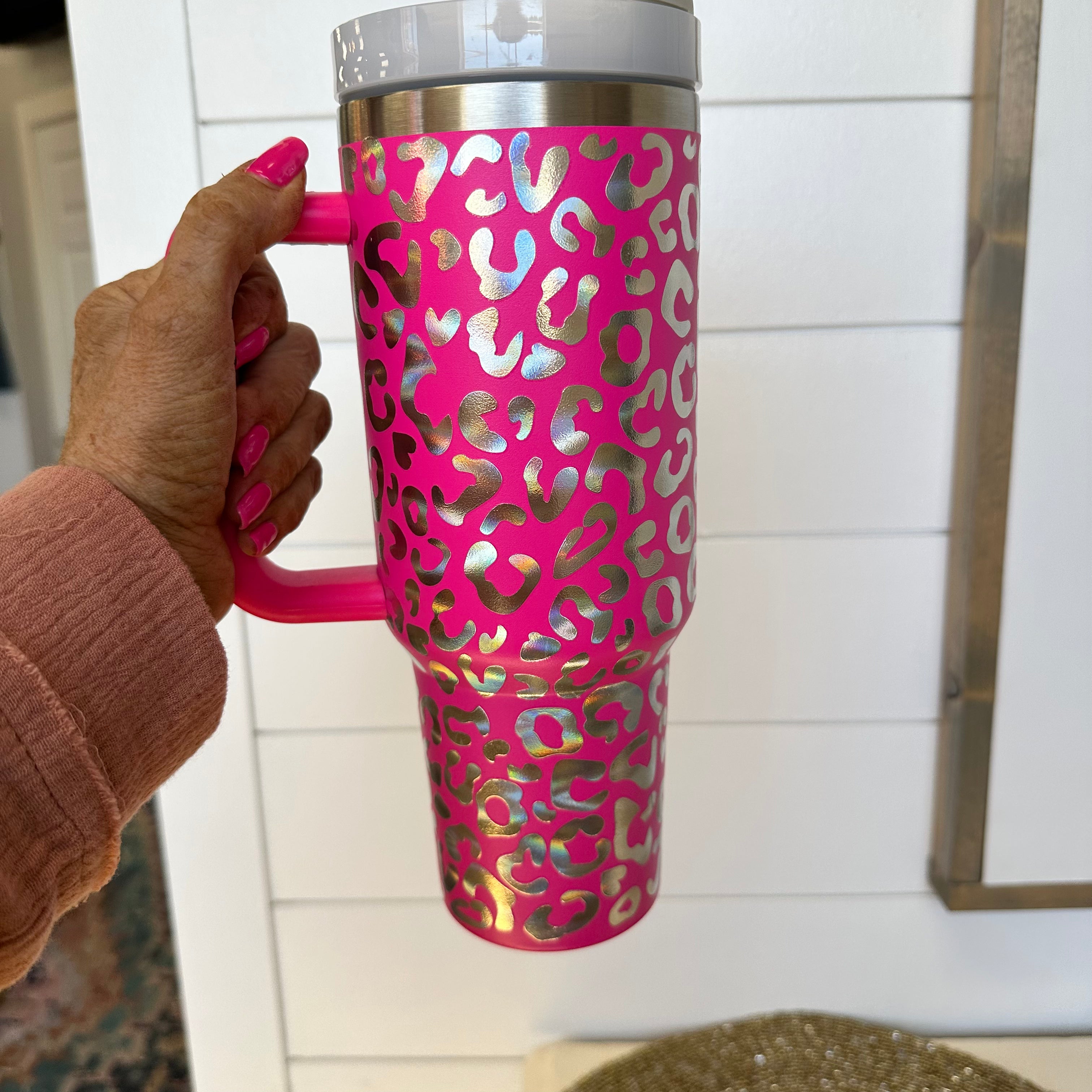 40 oz Leopard Tumbler