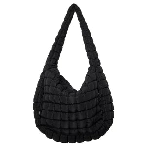 Black Wholesale Puffer Tote Bag
